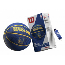 М'яч баскетбольний у подарунковій коробці + насос Wilson NBA TEAM TIEDYE BSKT GS WARRIORS розмір 7 WZ4007802XP (Оригінал)