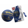 М'яч баскетбольний у подарунковій коробці + насос Wilson NBA TEAM TIEDYE BSKT GS WARRIORS розмір 7 WZ4007802XP (Оригінал)