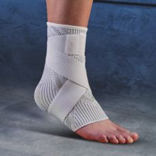 Бандаж на гомілковостоп еластичний з фіксуючим ременем SIBOTE ST-7155 розмір S-XL 1шт   S/M