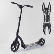 Самокат BEST SCOOTER 52695 черный, 1 амортизатор