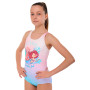 Купальник для плавання злитий дитячий YINGFA Рожево-блакитний 24U710