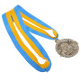 Медали с лентой 2 место 6см C-0643-2