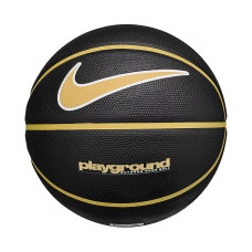 М'яч баскетбольний EVERYDAY PLAYGROUND 8P GRAPHIC DEFLATED BLACK/INFINITE GOLD/WHITE розмір 5 N.100.4371.015.05 (Оригінал)