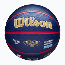 Мяч баскетбольный Wilson NBA PLAYER ICON OUTDOOR BSKT ZION 7 WZ4008601XB7 (Оригинал)