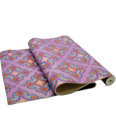 Килимок для фітнесу та йоги PVC 6mm з малюнком GPVC-6D5