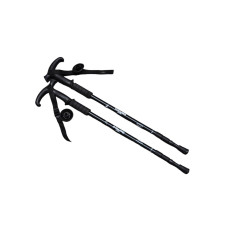 Треккинговые палки + трость Gemini 2 в 1 для туризма и скандинавской ходьбы 2шт черные G2019-3BK номер 2