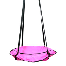 Качели подвесные для детей и взрослых, гнездо аиста Raspberry (малиновый) KK-01RAS
