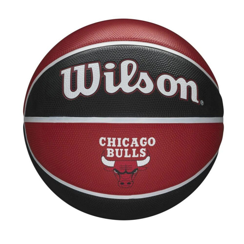 М'яч баскетбольний в подарунковій коробці + насос Wilson NBA TEAM TRIBUTE BSKT CHI BULLS S розмір 7 WZ4021501XP (Оригінал)