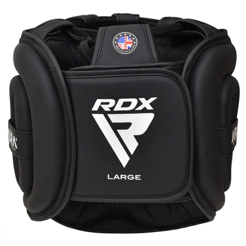 Боксерський шолом RDX T17 Aura Black Gold XL