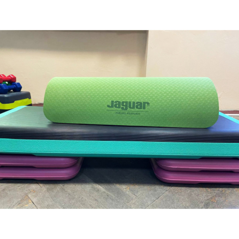 Мат гімнастичний для йоги Jaguar зелений