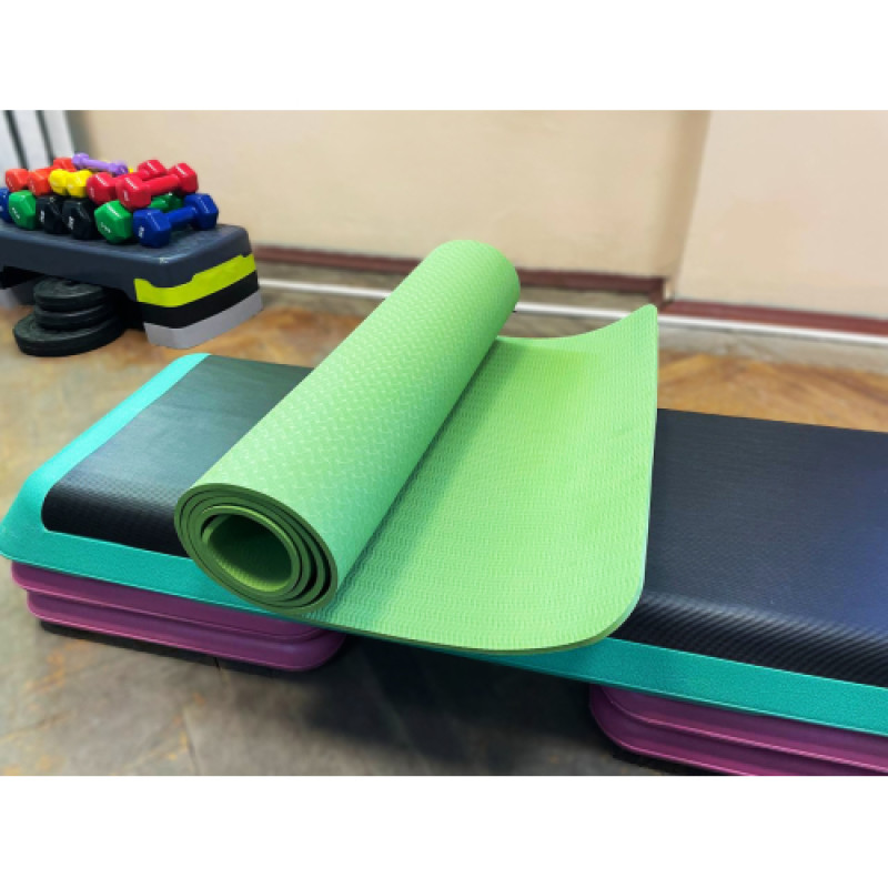 Мат гімнастичний для йоги Jaguar зелений