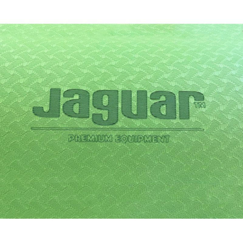 Мат гімнастичний для йоги Jaguar зелений