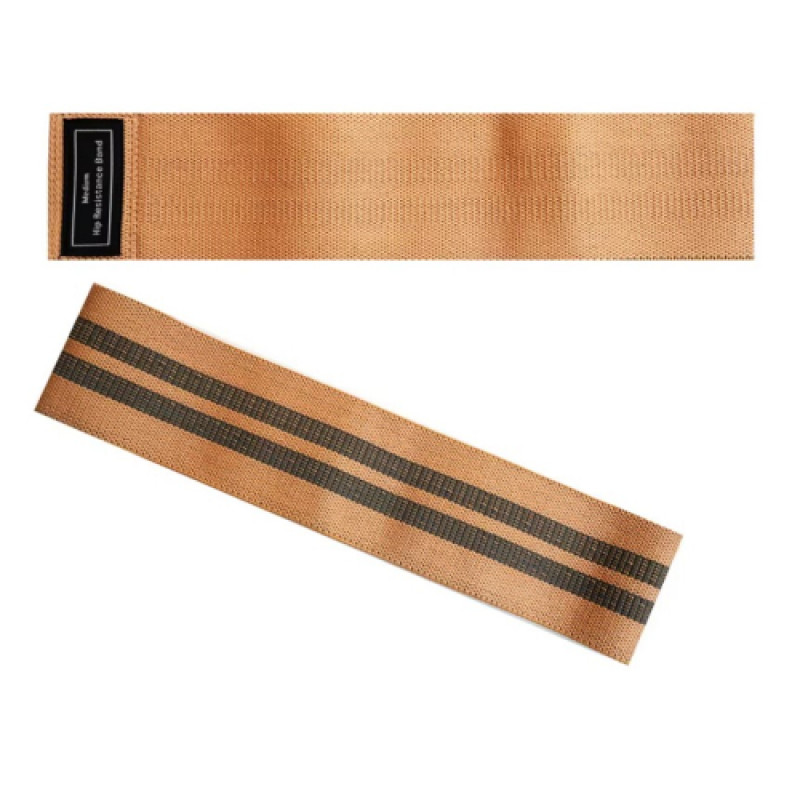 Набір тканинних еспандерів Generation Fitness Hip resistance band 3 шт (коричневий)