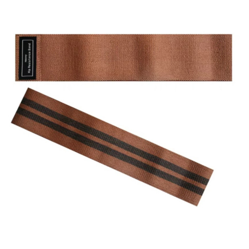 Набір тканинних еспандерів Generation Fitness Hip resistance band 3 шт (коричневий)