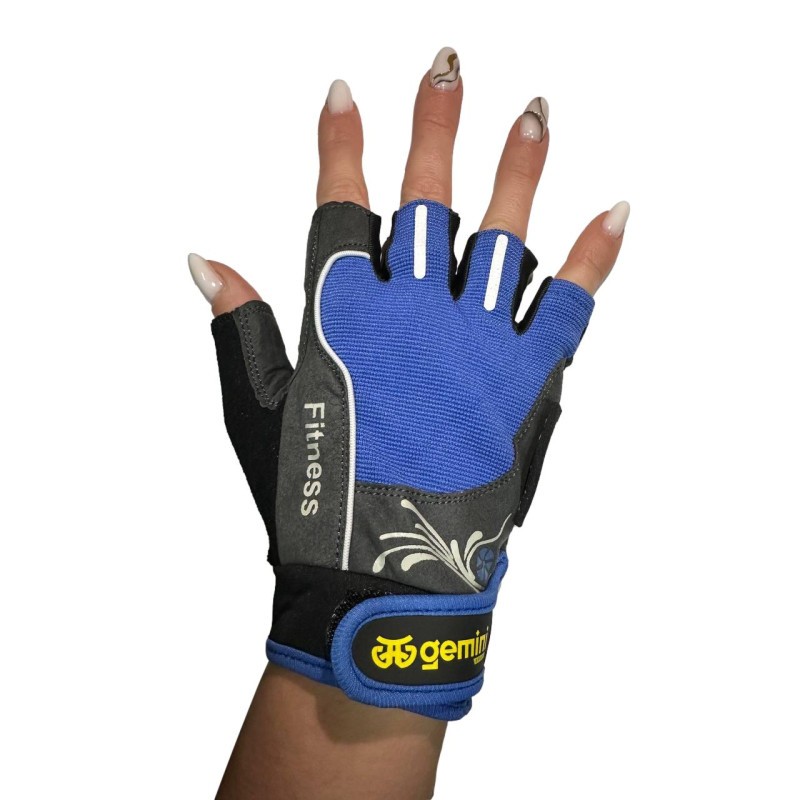 Рукавички для фітнесу Gemini GK-1002-BL