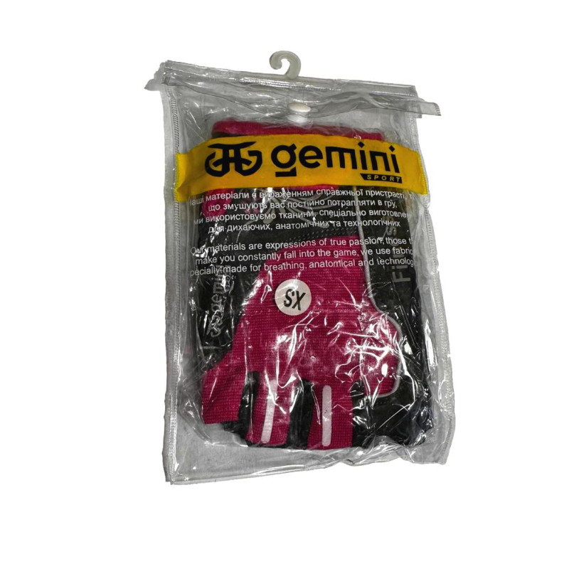 Рукавички для фітнесу Gemini GK-1002-BL   S