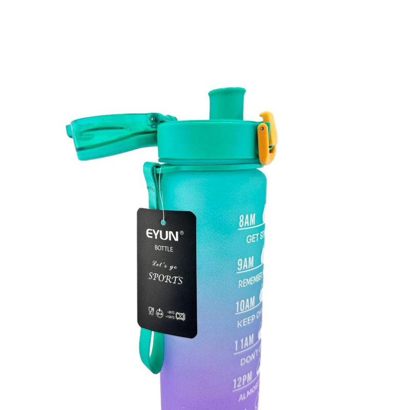 Бутылка для воды EYUN 900ml GY-542 Зеленый-фиолетовый