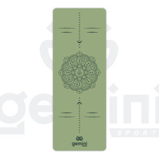 Килимок для йоги каучуковий поліуретан Pro Gemini 183см*68см*5мм PUY-3900-1