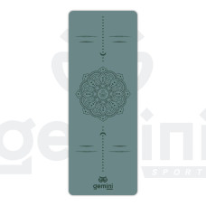 Килимок для йоги каучуковий поліуретан Pro Gemini 183см*68см*5мм PUY-3900-3