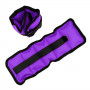 Утяжелители-манжеты песок по 1.5 кг черно-фиолетовый G8836-3