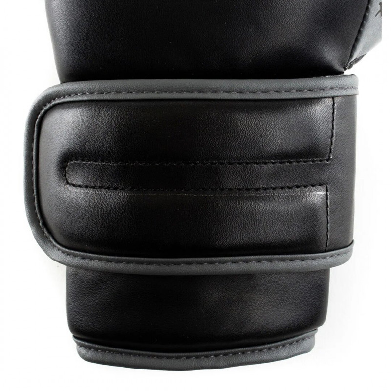Боксерські рукавички Everlast POWERLOCK 2R TRAINING GLOVE 10oz Чорно-сірі (Оригінал) P00002283
