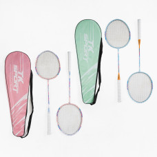 Бадмінтон TK Sport, кольори, 2 ракетки в чохлі TK-520 Рожевий