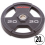 Диски для штанги поліуретанові LIFE FITNESS GC-80154-20 51мм 20кг чорний