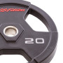 Диски для штанги поліуретанові LIFE FITNESS GC-80154-20 51мм 20кг чорний