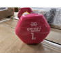 Гантель для фітнесу з вініловим покриттям 2шт по 1.0кг Gemini Sport GSD-1.0PINK