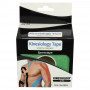Кінезіо тейп для обличчя та тіла (Kinesiology tape) розмір 5смх5м кольору в асортименті BC-1091-5 Зелений
