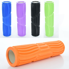 Роллер для занять йогою та пілатесом 45см*11см GR3702 Помаранчевий
