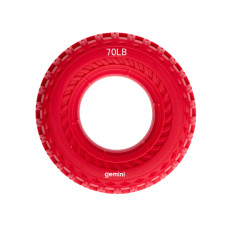 Еспандер кистьовий кільце силікон Gemini GI-3993-70LB навантаження 31кг червоний