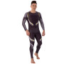 Костюм компресійний чоловічий рашгард лонгслів та штани Domino S-2XL чорний-білий TC210-KC210-17   L