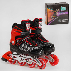 Ролики BEST ROLLER размер 35-38 черно-красный