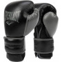 Боксерські рукавички Everlast POWERLOCK 2R TRAINING GLOVE 12oz Чорно-сірі (Оригінал) P00002284