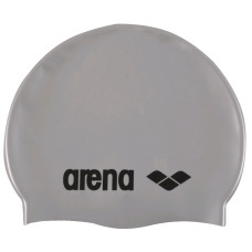 Шапка для плавания Arena CLASSIC SILICONE JR серый Дет OSFM 91670-051 (Оригинал)