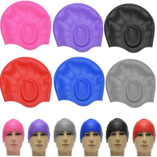 Шапочка для плавания ухо  Черный