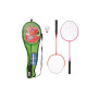 Бадминтон BT-BPS-0075, 2 ракетки, с воланчиками, чехол. Красный
