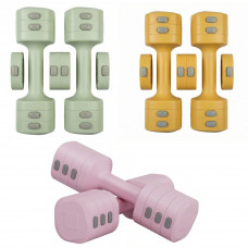 Гантелі для фітнесу набірні 2 шт. по 2,5 кг 80382-5 Зелений