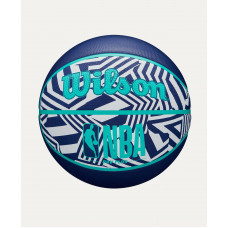 М'яч баскетбольний Wilson NBA DRV PLUS DAZZLE CAMO BSKT INDIGO розмір 7 WZ3016102XB7 (Оригінал)