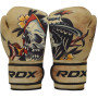 Боксерські рукавиці RDX T14 HARRIER Brown Tattoo 14 ун.