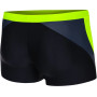 Плавки боксеры для мужчин  Aqua Speed DARIO 6233 Черный Салатовый 346-138 (Оригинал)
