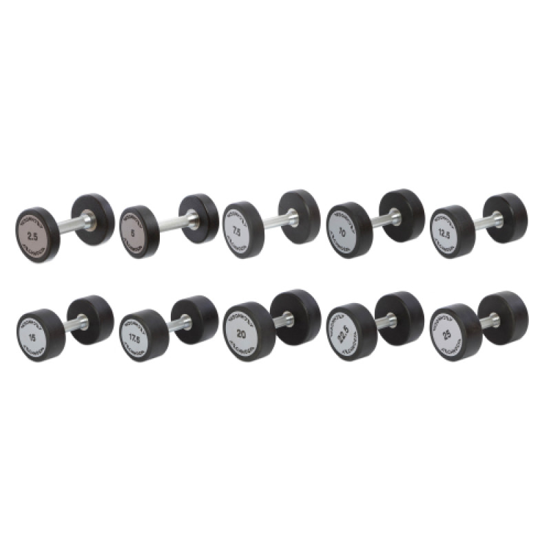 Гантельний ряд Technogym TG-2.5-25 кг 10 пар (заг. вага 275 кг)