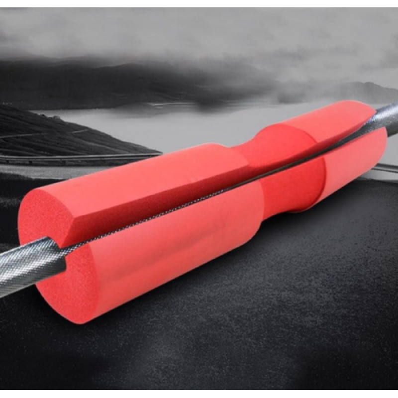 Накладка на гриф штанги Generation Fitness FF61G1A (бампер) червона