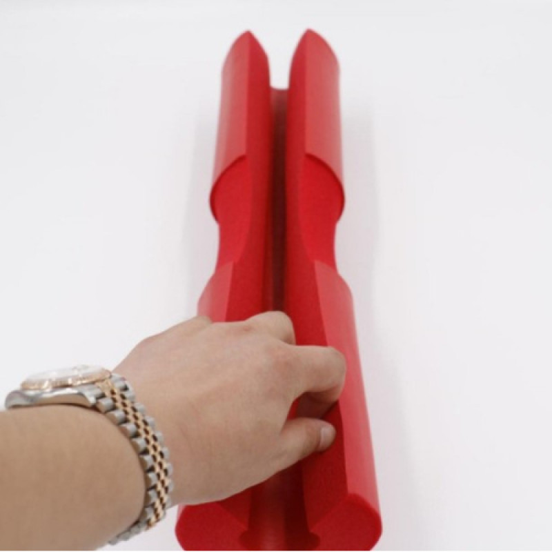 Накладка на гриф штанги Generation Fitness FF61G1A (бампер) червона