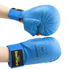 Перчатки для карате Gemini GK-1601-BL (накладки), синие   XS