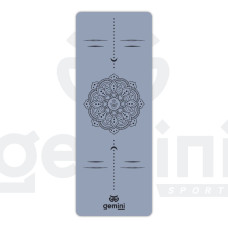 Килимок для йоги каучуковий поліуретан Pro Gemini 183см*68см*5мм PUY-3900-4