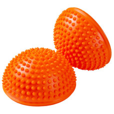 Напівсфера масажна балансувальна їжачок 260грам Gemini GB001-OR помаранчевий