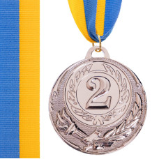 Медалі зі стрічкою 2 місце 4,5см C-4334-2