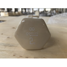 Гантель для фітнесу з вініловим покриттям 2шт по 2.0кг Gemini Sport GSD-2.0MILK